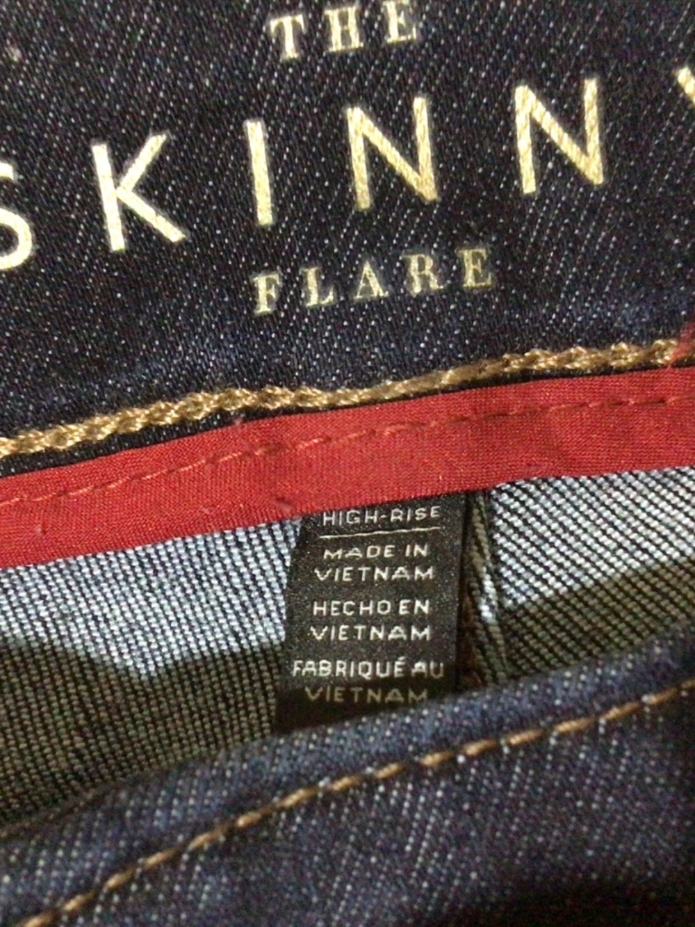 White House  Black market. The skinny flare jeans. Size 0L new condition - Picture 4 of 8